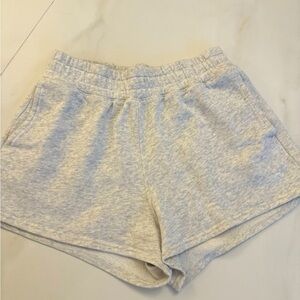 Hollister XS grey ultra high rise shorts
